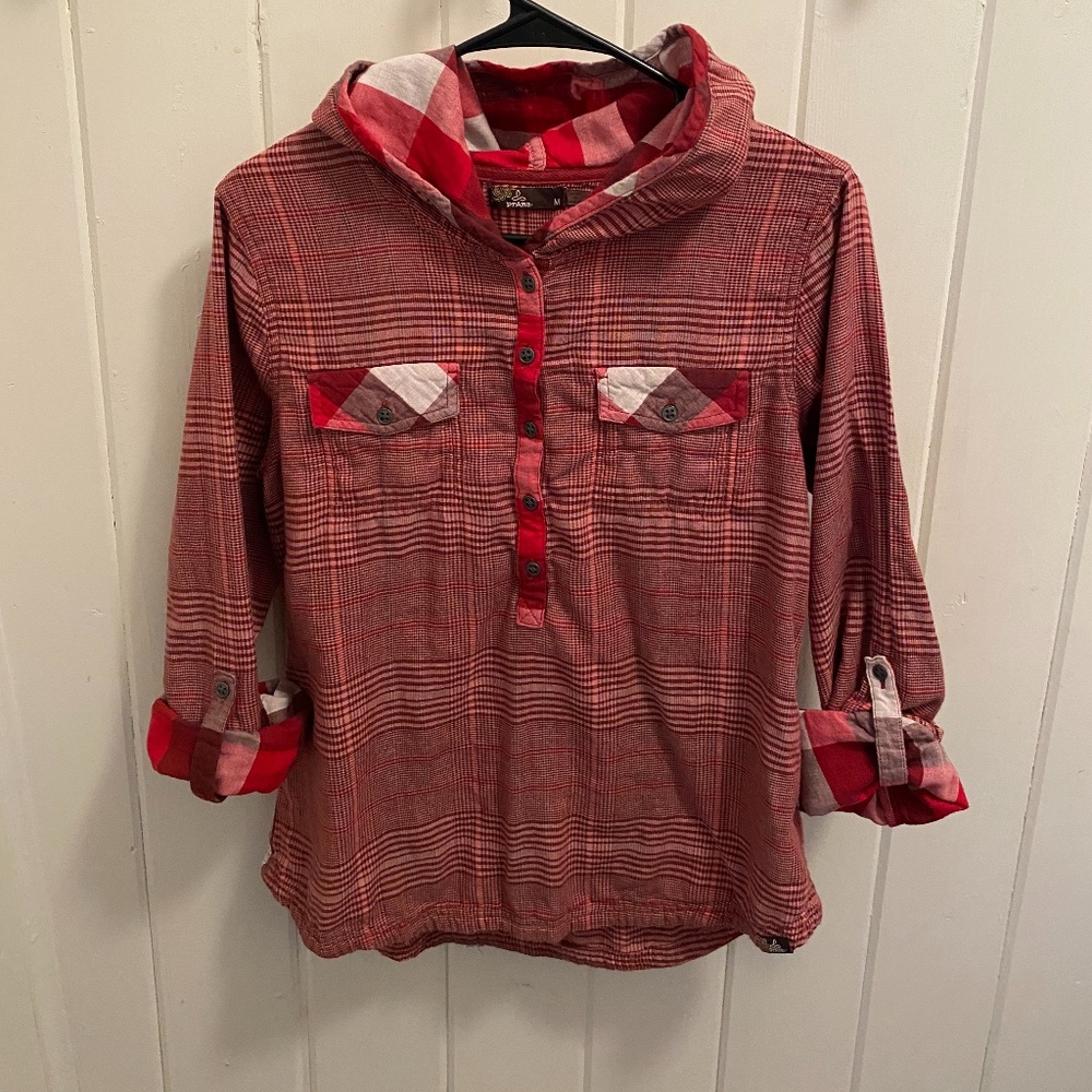 Prana Women’s Plaid Hoodie